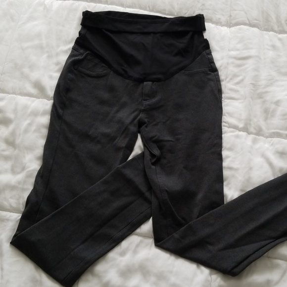 Gray maternity jeggings - Picture 4 of 7